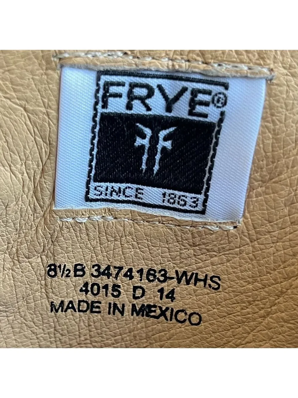 Frye Molly Gore Brown Tall Elastic Panel Riding Boots size 8.5B